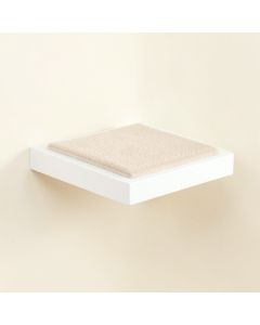 Dawn Falls Wall-Mounted Cat Perch - White (synthetic illustration; no displayed measurements)