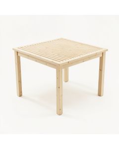 Slate Bluff Patio Table - Ivory (synthetic illustration; no displayed measurements)