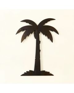 Lapp Unique Palm Tree Themed Steel Personalized Metal Wall Sign Customized With Last Name (synthetic illustration; no displayed measurements)