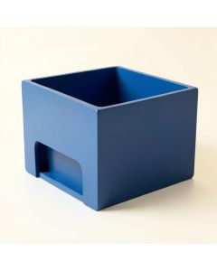 Ash Crossing Empty Furniture-Style Litter Enclosure - Blue (synthetic illustration; no displayed measurements)