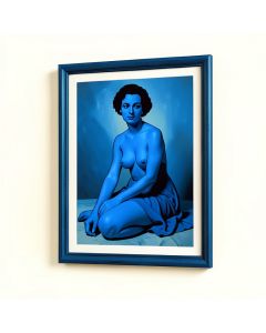 The Blue Nude ( Seated Nude ) By Pablo Picasso - Picture Frame Print On Paper (synthetic illustration; no displayed measurements)