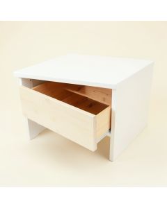 Alder Crossing Under-Desk Drawer Unit - White (synthetic illustration; no displayed measurements)
