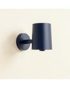 Rowan Dale Wall Sconce Mounted On A Plain Wall - Navy (synthetic illustration; no displayed measurements)