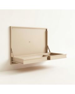 Slate Canyon Empty Wall-Mounted Tool Organizer Panel - Beige (synthetic illustration; no displayed measurements)