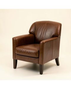 Edgefield Leather Arm Chair (synthetic illustration; no displayed measurements)