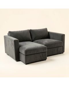 Eramana 121 '' Wide Microfiber/Microsuede Sofa & Chaise (synthetic illustration; no displayed measurements)