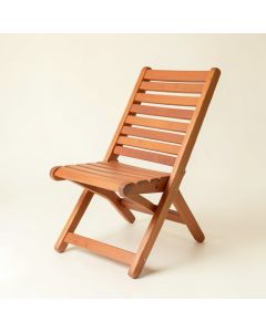 Vale Dale Folding Outdoor Chair - Terracotta (synthetic illustration; no displayed measurements)