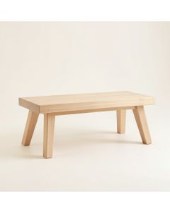 Juniper Bridge Indoor Bench - Beige (synthetic illustration; no displayed measurements)