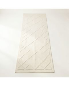 Ash Canyon Narrow Runner Rug - Cream (synthetic illustration; no displayed measurements)