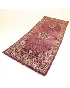 Patterned Plum Area Rug (synthetic illustration; no displayed measurements)