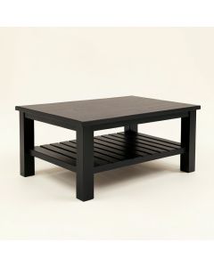 Stone Crossing Coffee Table - Black (synthetic illustration; no displayed measurements)