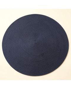 River Brook Round Area Rug - Navy (synthetic illustration; no displayed measurements)
