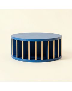 Dune Crossing Shoe Storage Bench - Blue (synthetic illustration; no displayed measurements)