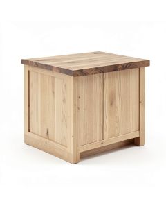 Fowlkes Poplar Kitchen Island With Butcher Block (synthetic illustration; no displayed measurements)