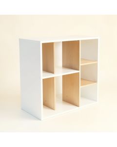 Hill Field Desktop Shelving Unit - White (synthetic illustration; no displayed measurements)