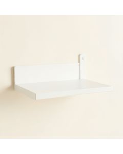Hazel Bend Wall-Mounted Shelf - White (synthetic illustration; no displayed measurements)