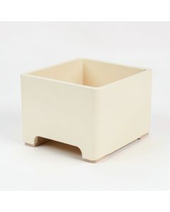Reed Canyon Empty Raised Planter - Cream (synthetic illustration; no displayed measurements)