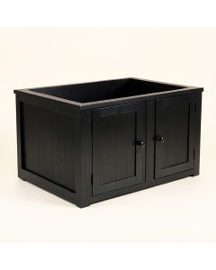 Laurel Arc Empty Furniture-Style Litter Enclosure (synthetic illustration; no displayed measurements)