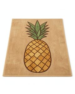 Maura Trio Pineapple Rust Welcome Outdoor Door Mat (synthetic illustration; no displayed measurements)