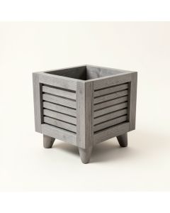 Cove Bluff Empty Raised Planter - Gray (synthetic illustration; no displayed measurements)
