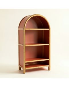 River Canyon Freestanding Bookcase - Terracotta (synthetic illustration; no displayed measurements)