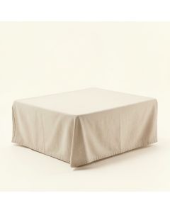 Cove Canyon Flat Bed Sheet - Beige (synthetic illustration; no displayed measurements)