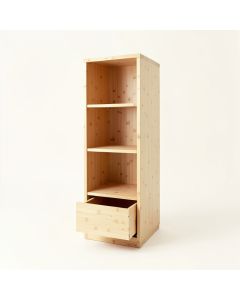 Birch Dell Narrow Cubby Tower - Beige (synthetic illustration; no displayed measurements)