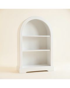 Hill Falls Freestanding Bookcase - White (synthetic illustration; no displayed measurements)