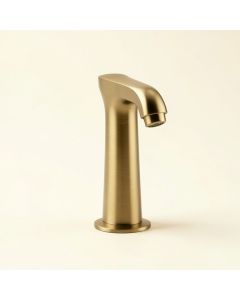 Single Hole Bathroom Vessel Faucet With Waterfall Glass Head (synthetic illustration; no displayed measurements)