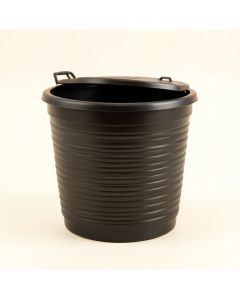 Stone Crest Closed Garden Compost Bin - Black (synthetic illustration; no displayed measurements)