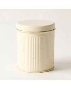 Olive Crest Storage Canister With Lid - Cream (synthetic illustration; no displayed measurements)
