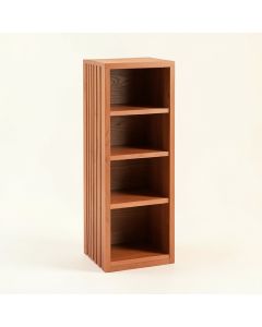 Birch Dale Narrow Cubby Tower - Terracotta (synthetic illustration; no displayed measurements)