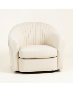 Dune Dale Upholstered Armchair - Ivory (synthetic illustration; no displayed measurements)