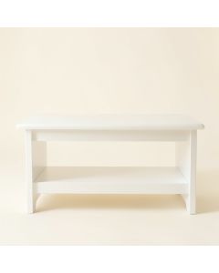 Holly Bluff Indoor Bench - White (synthetic illustration; no displayed measurements)