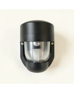 Laxford Black 1 -Bulb Outdoor Bulkhead Light (synthetic illustration; no displayed measurements)