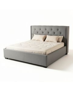 Delphis Queen Tufted Upholstered Low Profile Standard Bed (synthetic illustration; no displayed measurements)