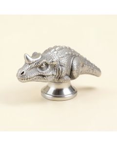 1 1/2 '' Length Styracosaurus Dinosaur Knob (synthetic illustration; no displayed measurements)