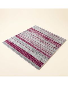 Crites Stripe Hand-Tufted Wool Silver/Magenta Rug (synthetic illustration; no displayed measurements)