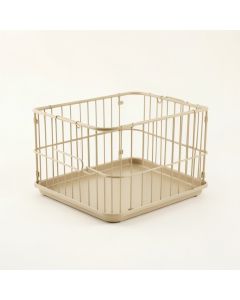Lake Bluff Empty Furniture-Style Pet Crate - Beige (synthetic illustration; no displayed measurements)
