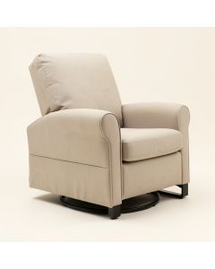 33.8 '' Wide Manual Swivel Recliner (synthetic illustration; no displayed measurements)