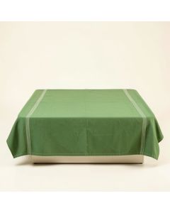 Spruce Edge Flat Bed Sheet - Green (synthetic illustration; no displayed measurements)