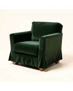 Olympe 66.92 '' Velvet Flared Arm Loveseat (synthetic illustration; no displayed measurements)