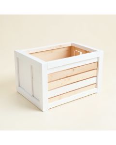 Shore Dale Empty Furniture-Style Litter Enclosure - White (synthetic illustration; no displayed measurements)