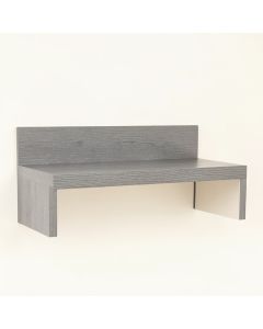 Linden Brook Wall-Mounted Shelf - Gray (synthetic illustration; no displayed measurements)