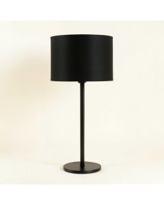 Summit Branch Floor Lamp With A Plain Fabric Shade - Black (synthetic illustration; no displayed measurements)