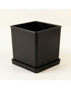 Reed Bend Empty Planter - Black (synthetic illustration; no displayed measurements)