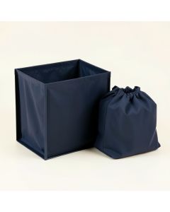 Aspen Bend Laundry Sorting Station With Plain Removable Bags - Navy (synthetic illustration; no displayed measurements)