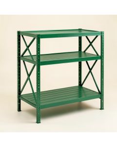 River Crest Empty Seed-Starting Shelving Unit Without Lights - Green (synthetic illustration; no displayed measurements)