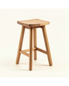 Clea Solid Wood Bar & Counter Stool (synthetic illustration; no displayed measurements)