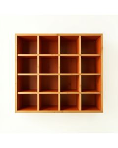 Birch Arc Empty Mug-Storage Cabinet Insert (synthetic illustration; no displayed measurements)